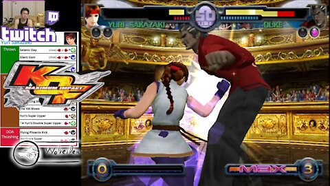 (PS2) KOF Maximum Impact - 12 - Yuri Sakazaki - Lv Maniac - who needs Ryo!