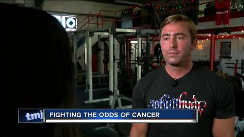 "Don't give up" Waukesha man using exercise to fight cancer