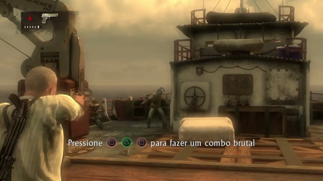 20 eliminações: Desert - 5 - Elimine 20 inimigos com a Desert - 5 - Uncharted: Drake's Fortune