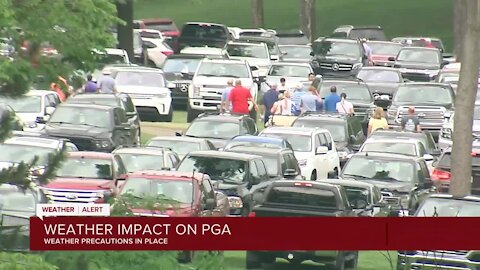 Weather precautions in place at Senior PGA