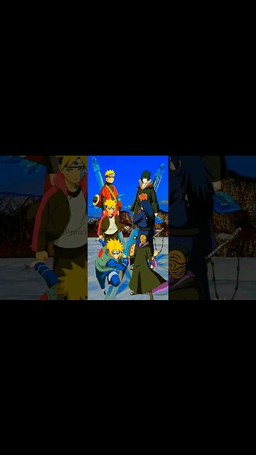 Naruto, Boruto, Minato VS Madara, Sasuke, Obito - WHO IS STRONGEST??.#shorts