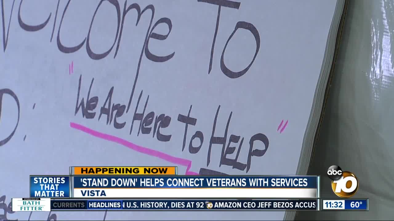 Annual North County Veterans Stand Down underway in Vista