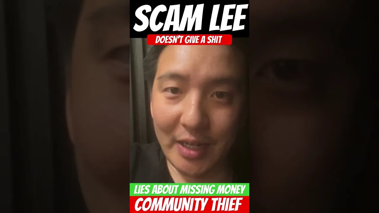 Sam Lee “Doesn’t give a SH%T” Lies about MISSING Money "Community Thief” #ViDiLOOK #SamLee