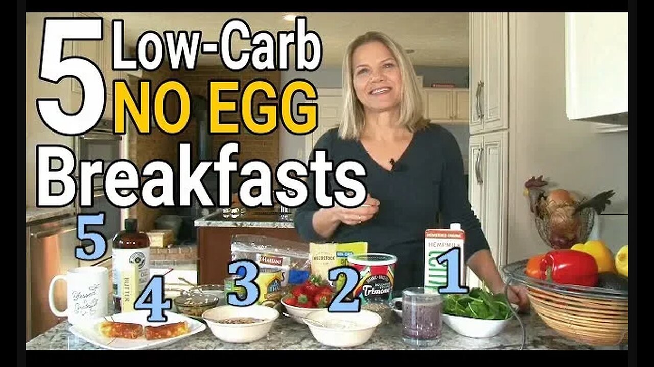 5 Non Egg, Low Carb Breakfasts (What to Eat besides Eggs)