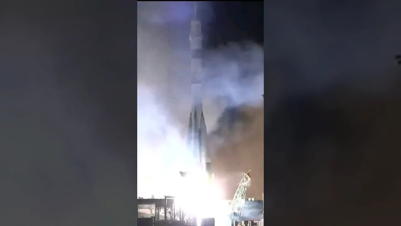 Soyus MS-24 Launch 3 New Astronauts to ISS Space Station