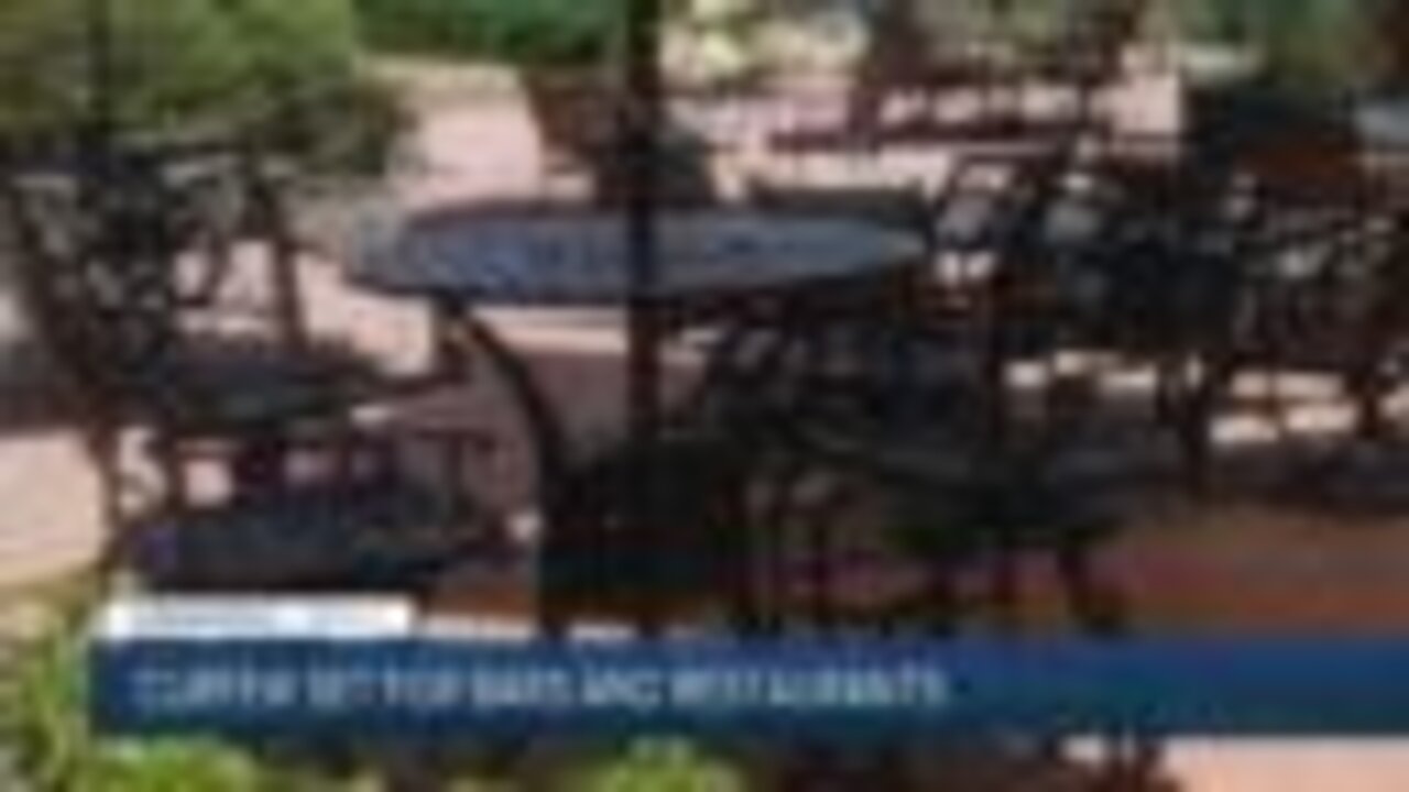 Curfew set for bars and restaurants