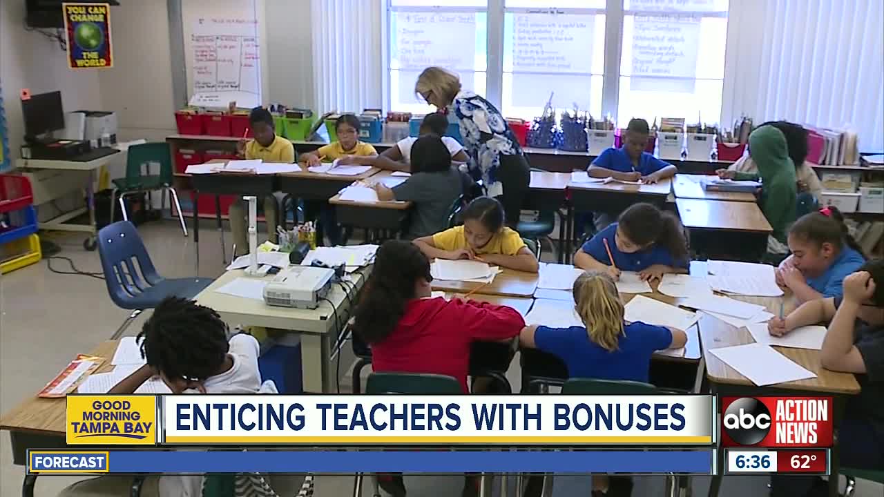 New teacher incentive bonus available in Hillsborough County