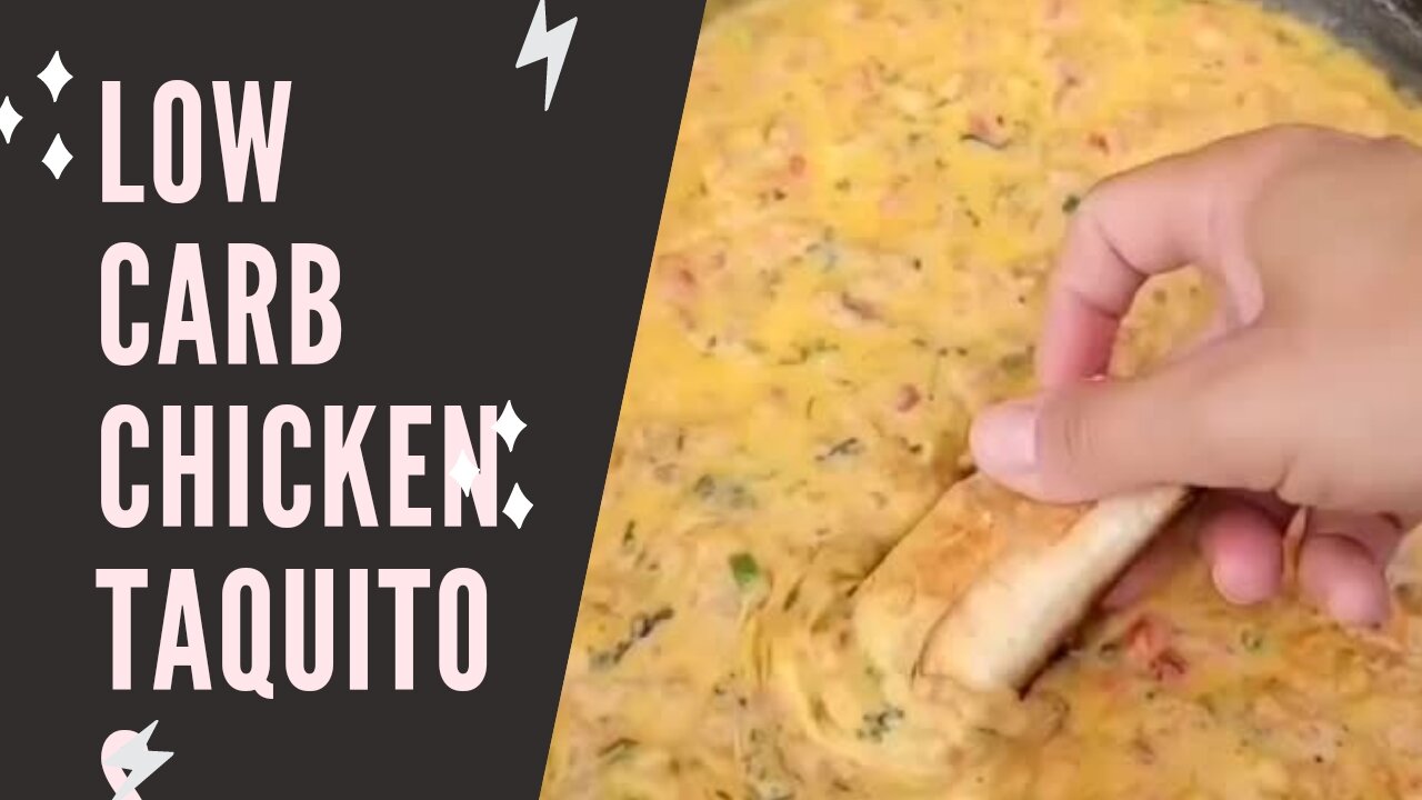 Low Carb Chicken Taquitos