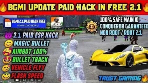 Bgmi Hack 2.1 ( New 2.1 Version Inbuilt Esp Mod ) | Battlegrounds Mobile India Hack | Bgmi 2.1 Hacks