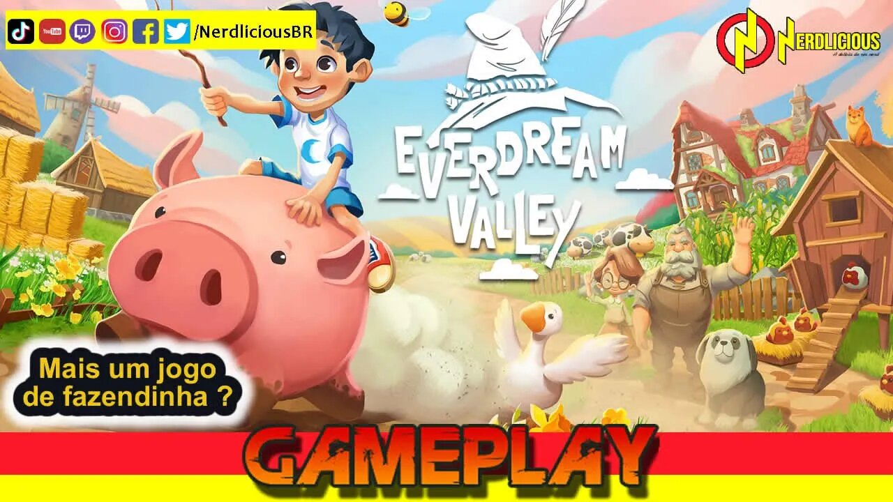 🎮 GAMEPLAY! Jogamos EVERDREAM VALLEY no Nintendo Switch! Venha ver como é este jogo de fazendinha!