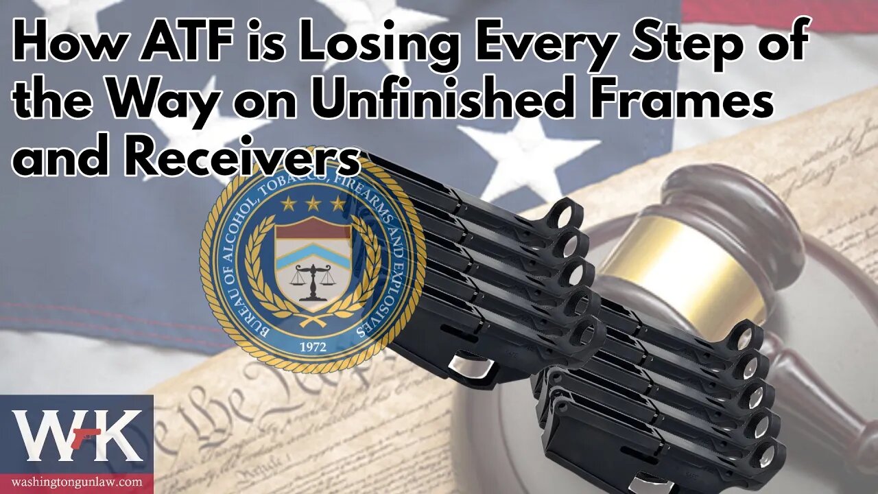 How ATF is Losing Every Step on the Way on Unfinished Frames Receivers