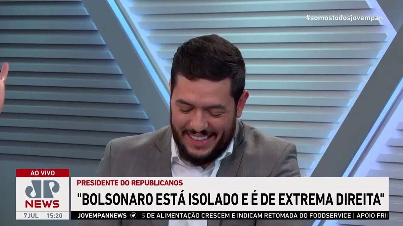 Líder do Republicanos diz que Bolsonaro está “isolado” e “é de extrema direita” | LINHA DE FRENTE