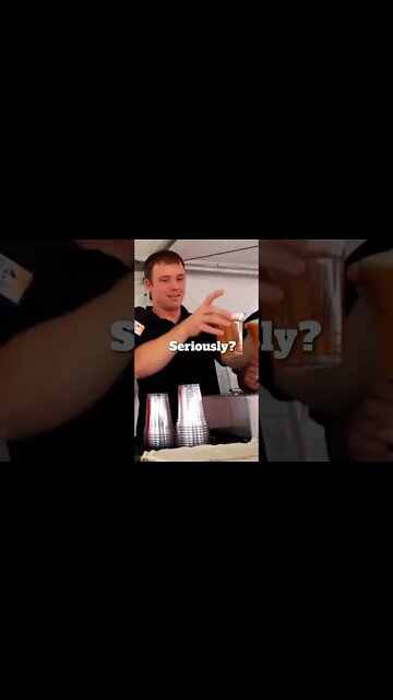 Bottoms up FILL CUP Really COOL