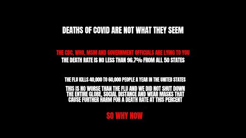 Covid Death Rates Are Not What They Seem