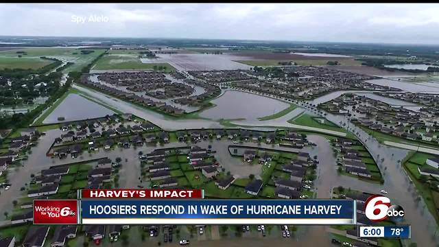 Hoosiers respond in wake of Hurricane Harvey