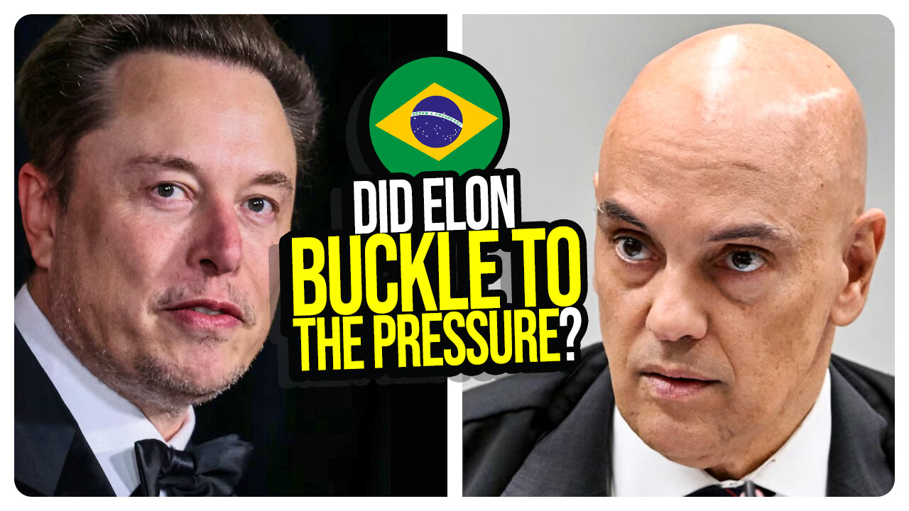 Elon Musk BUCKLES to Brazil's "Dr. Evil" Judge de Moraes and CENSORS ACCOUNTS? Viva Frei