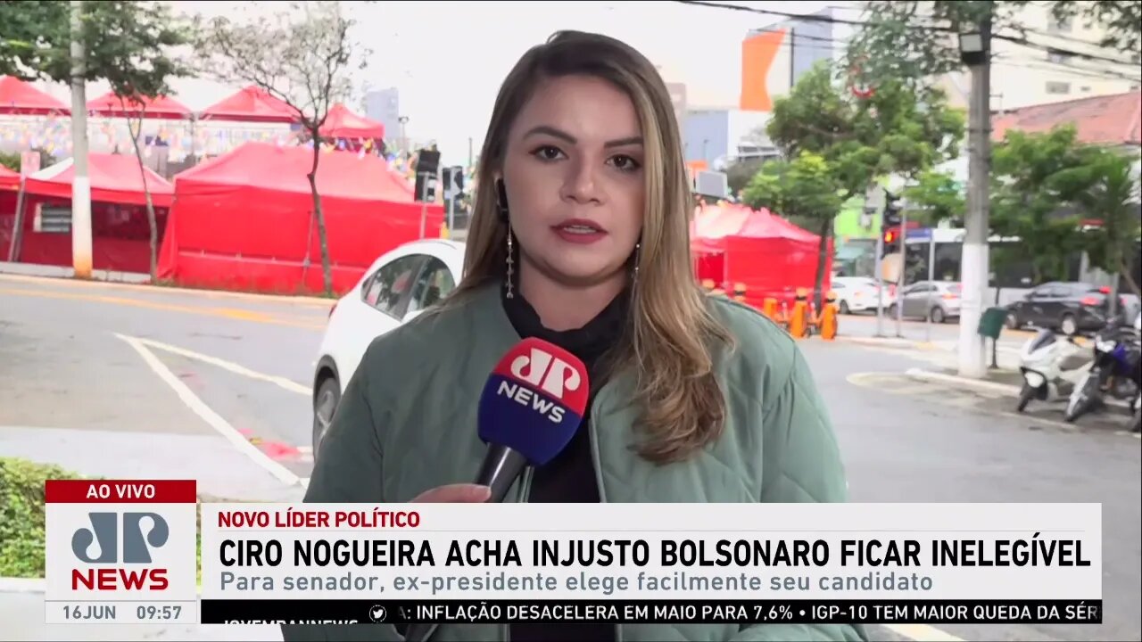 Ciro Nogueira acha injusto Bolsonaro ficar inelegível