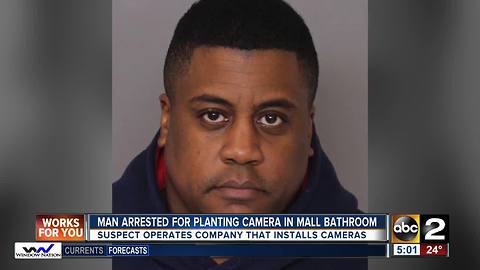 Man arrested with planting spy camera in mall bathroom operates a camera installation company