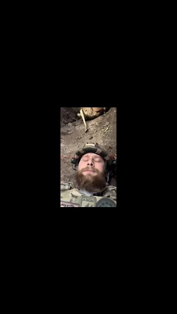 Close call with Russian artillery for this nationalist Azov battalion member
