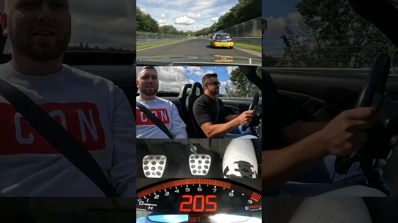 Honda S2000 vs RS Clio 172. Stock v Built. Nürburgring