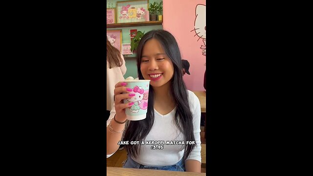 Everything I ate at the Hello Kitty cafe in London 🇬🇧