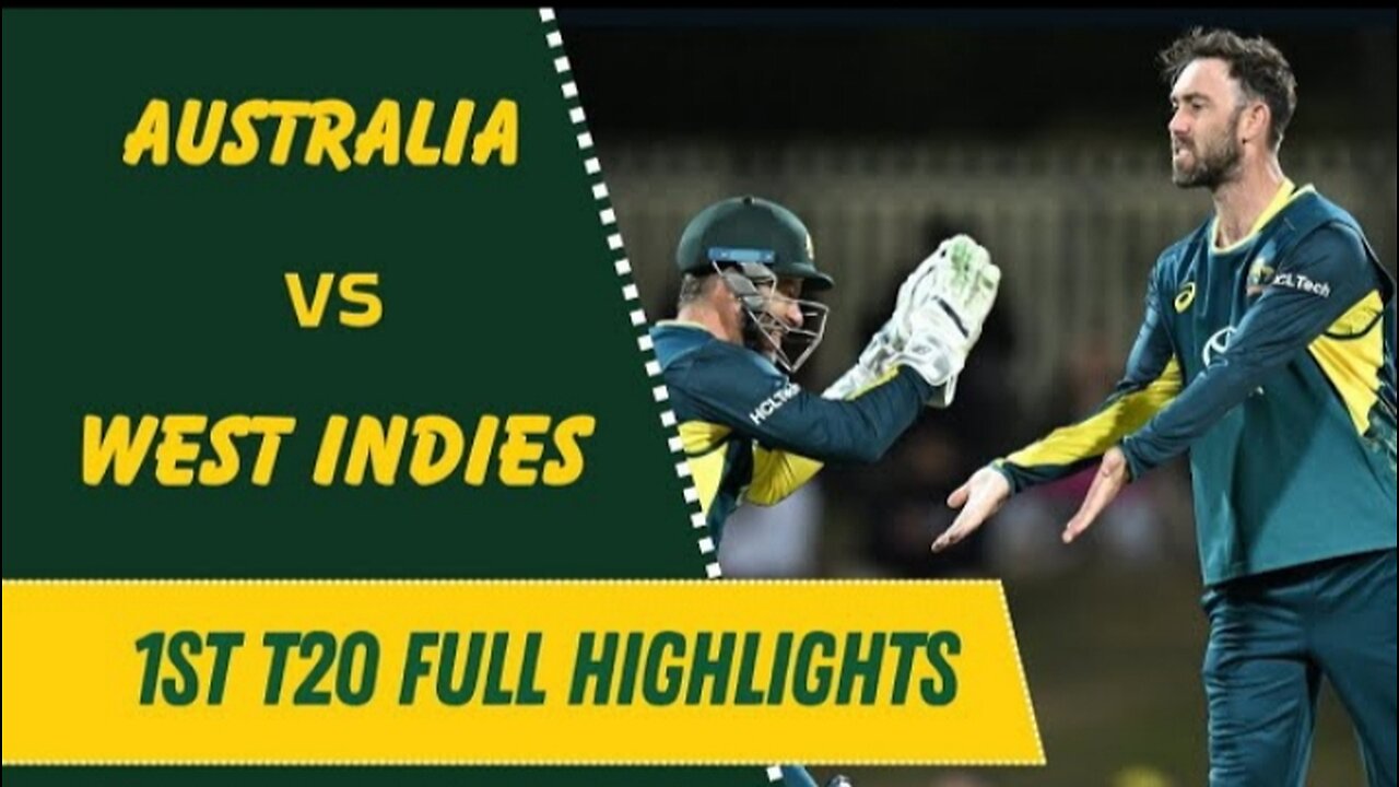 Australia vs West Indies 1st T20 Highlights 2024 _ Aus vs WI