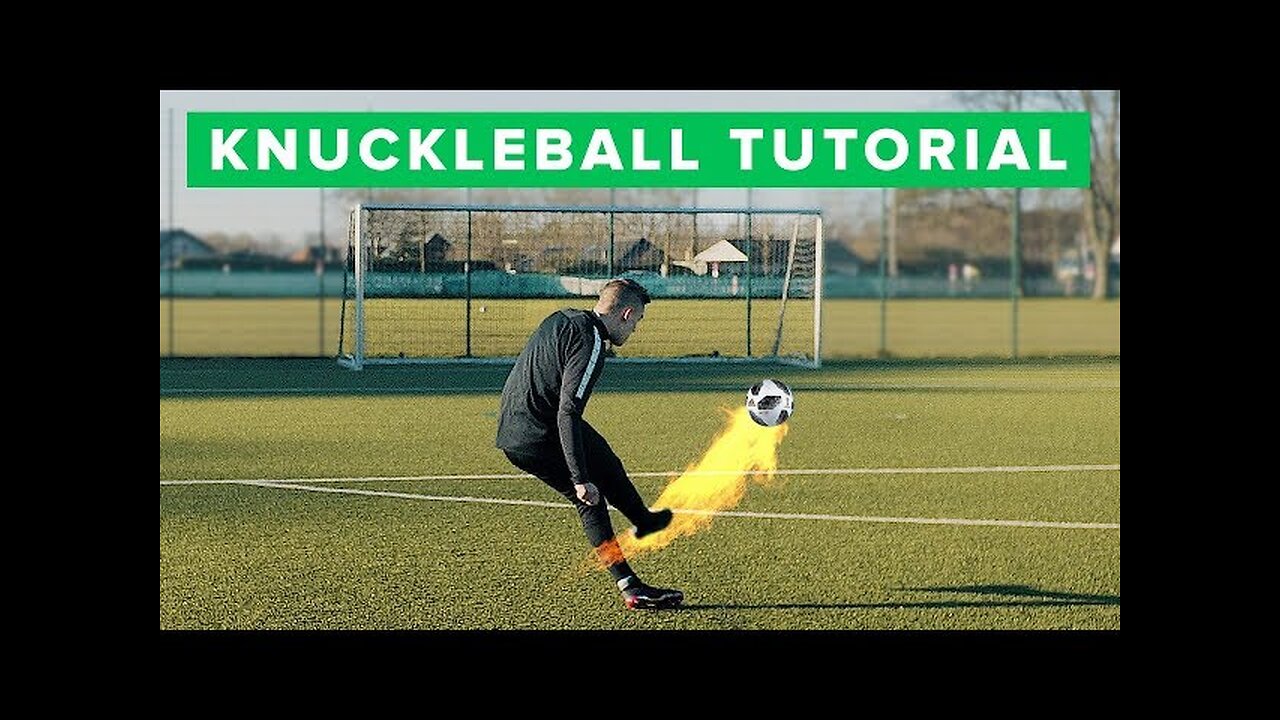 How to shoot a knuckleball | Learn CR7 free kick