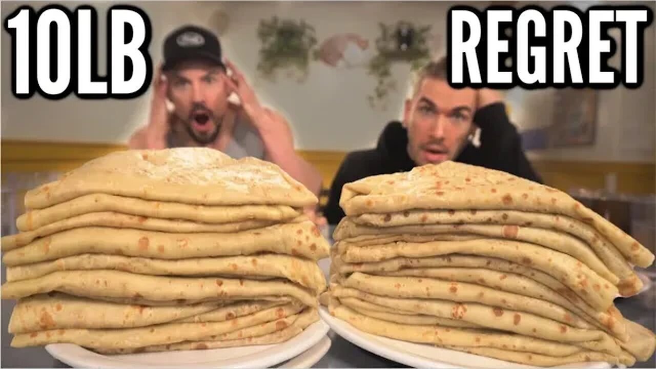 I Wish I NEVER Tried this DANGEROUS 10lb CREPE CHALLENGE (Over 300 Fails) | Full of Regret