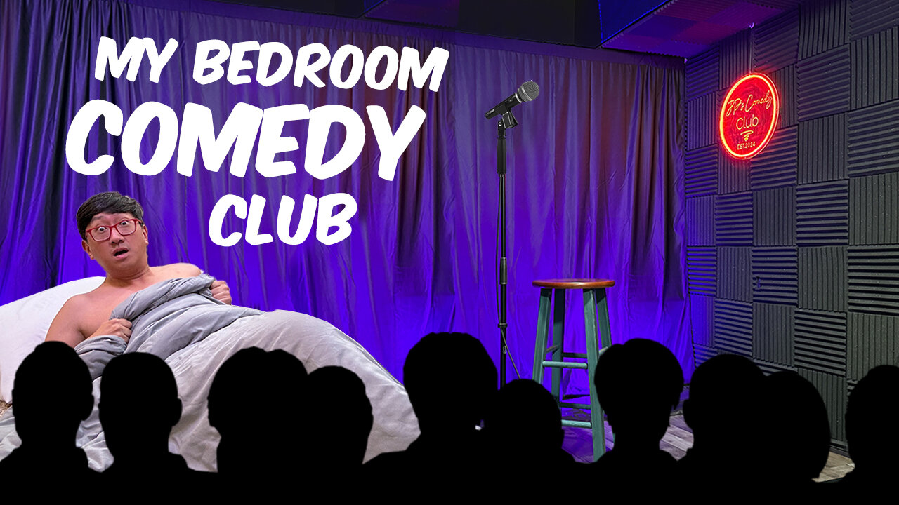 I BUILT A Comedy Club 🎤 in my Bedroom 🛏