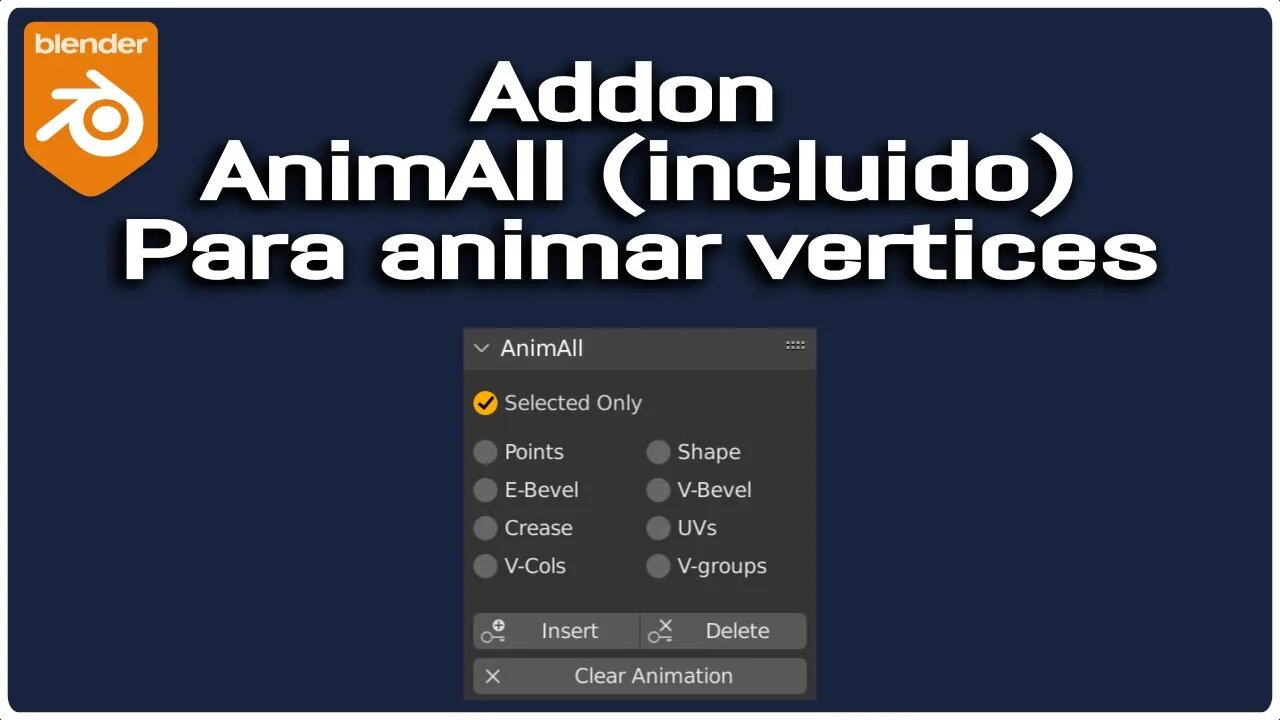 Blender_Animar vertices con el addon AnimAll