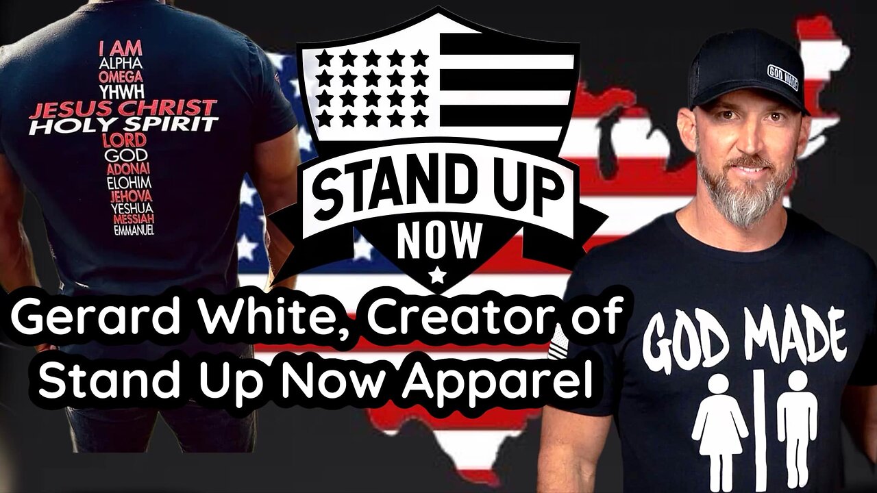 Gerard White, Creator of Stand Up Now Apparel