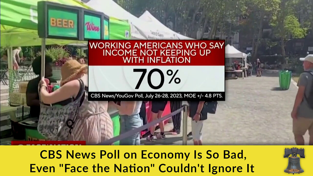 CBS News Poll on Economy Is So Bad, Even "Face the Nation" Couldn't Ignore It