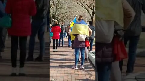 2/25/22 Nancy Drew in DC-Video 3- Small Ukraine Protest Distraction