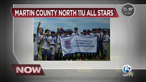 Martin County Little League 11-U All Star Team wins first Florida State championship in the 11-U Division