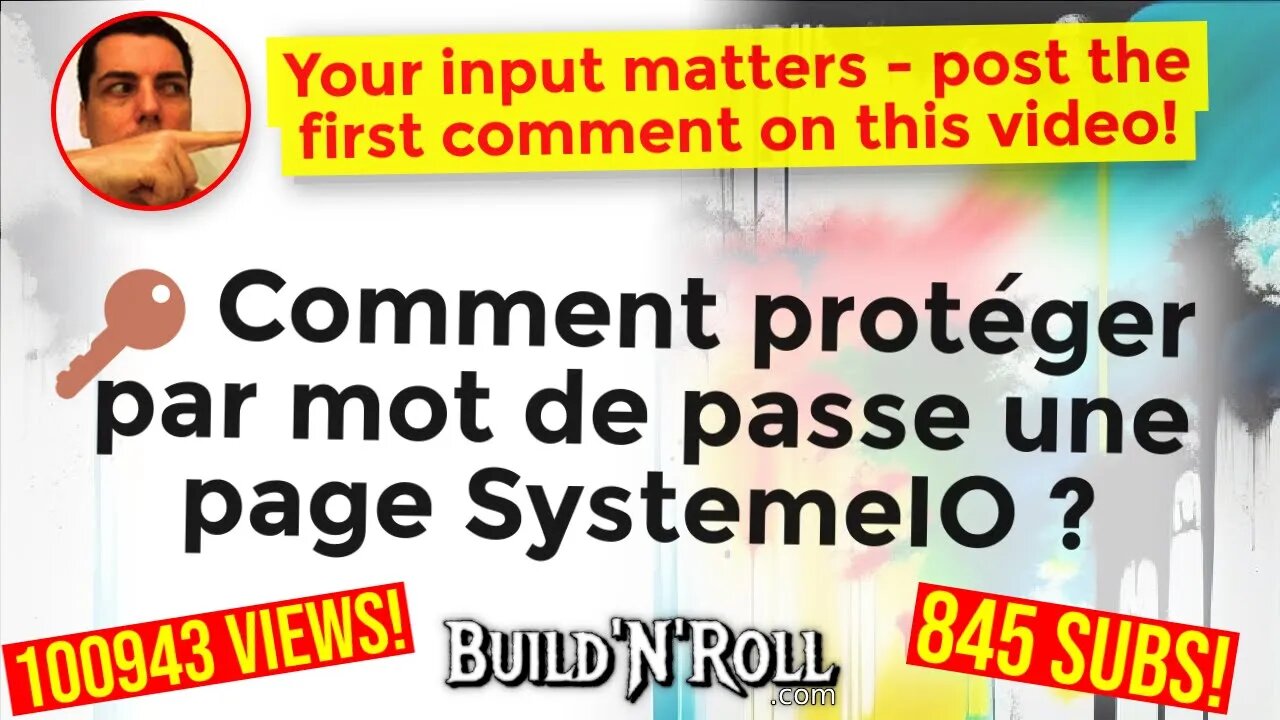 🔑 Comment protéger par mot de passe une page SystemeIO ?