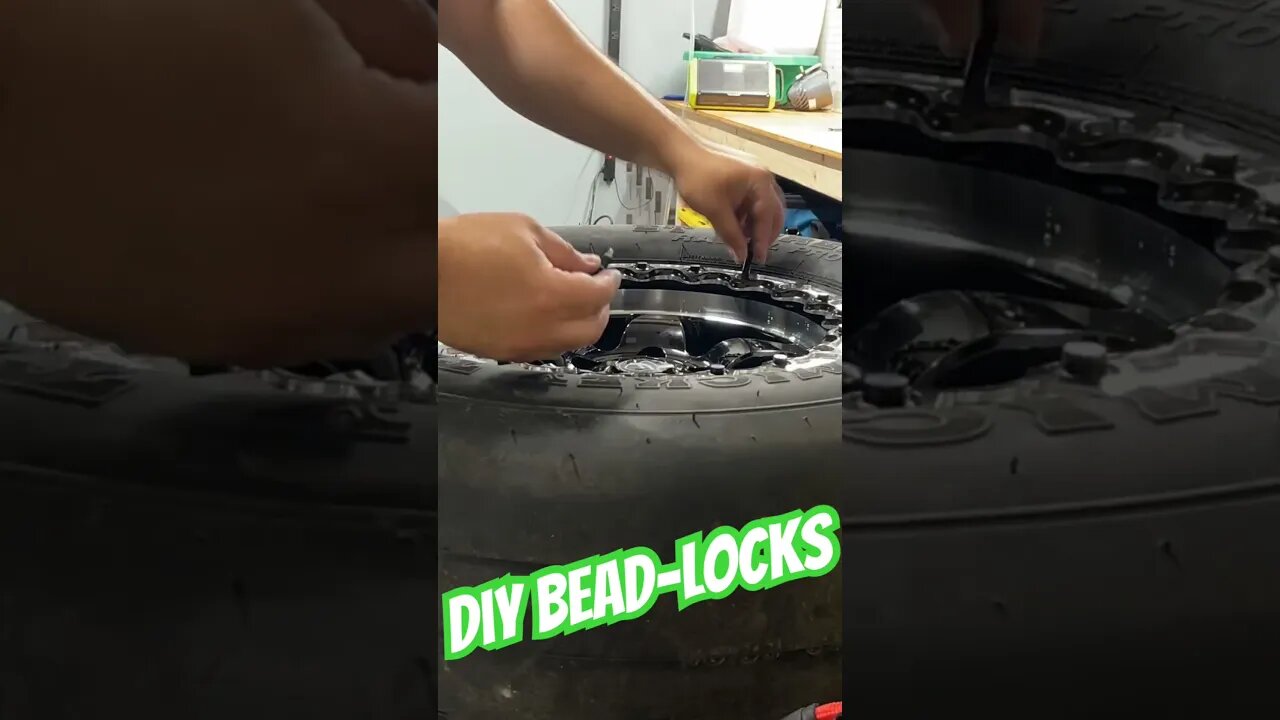 DIY Bead-locks on my #challengerhellcat