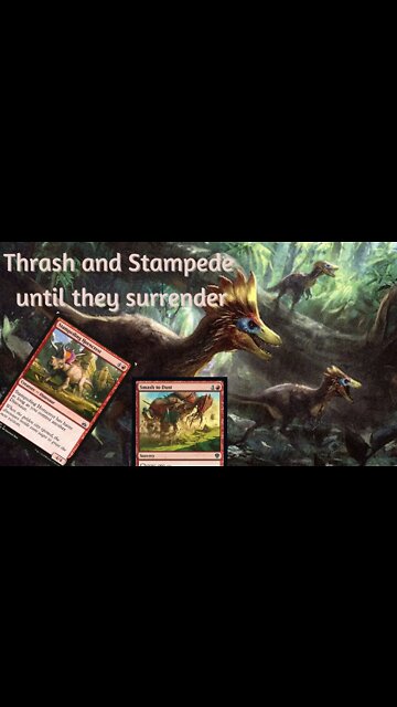 Gruul Dinosaurs | MTG Pauper #shorts #shortsvideo #mtg