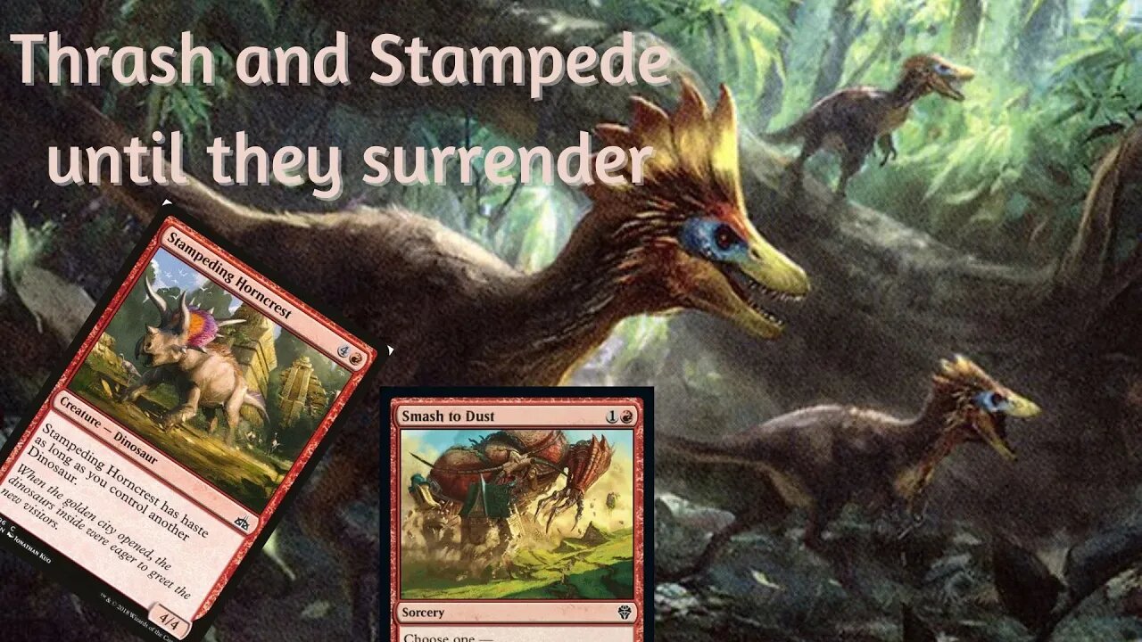 Gruul Dinosaurs | MTG Pauper #shorts #shortsvideo #mtg