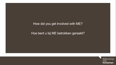 How did you get involved in Myalgic Encephalomyelitis (M.E.) ? - Dr. Charles Shepherd