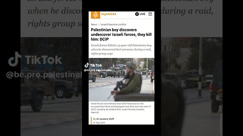What A #Palestinian Boy #Discover During #Israel #Raid