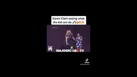 Karen Clark seeing what the kid can do! The safest place- the Will of God