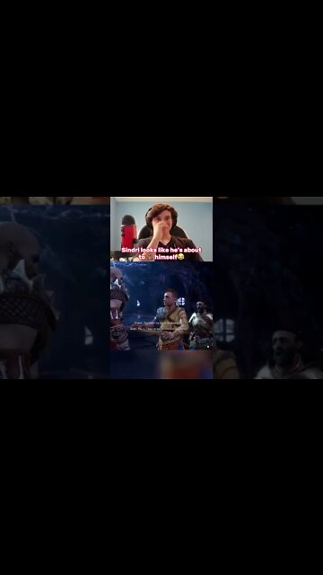 Sindri Needs A Diaper😂Kratos Scares The 💩 Out Of Him‼️ | #shorts #gaming #godofwarragnarok