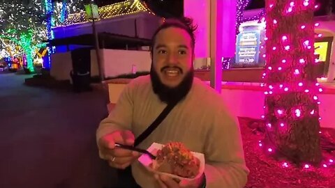 Becky plus Eli-Food Tags At Holiday At The Park 2022 (Six Flags Magic Mountain) *Reuploaded*