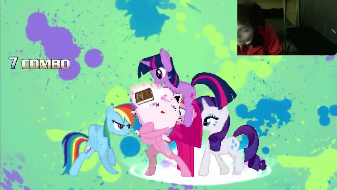 My Little Pony Characters (Twilight Sparkle AndRainbow Dash) VS Jigglypuff The Pokemon In A Battle