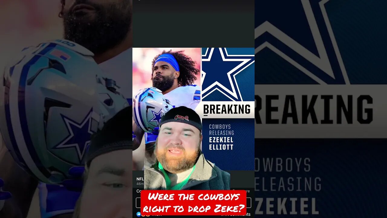 Are the Cowboys right to be dropping Zeke?