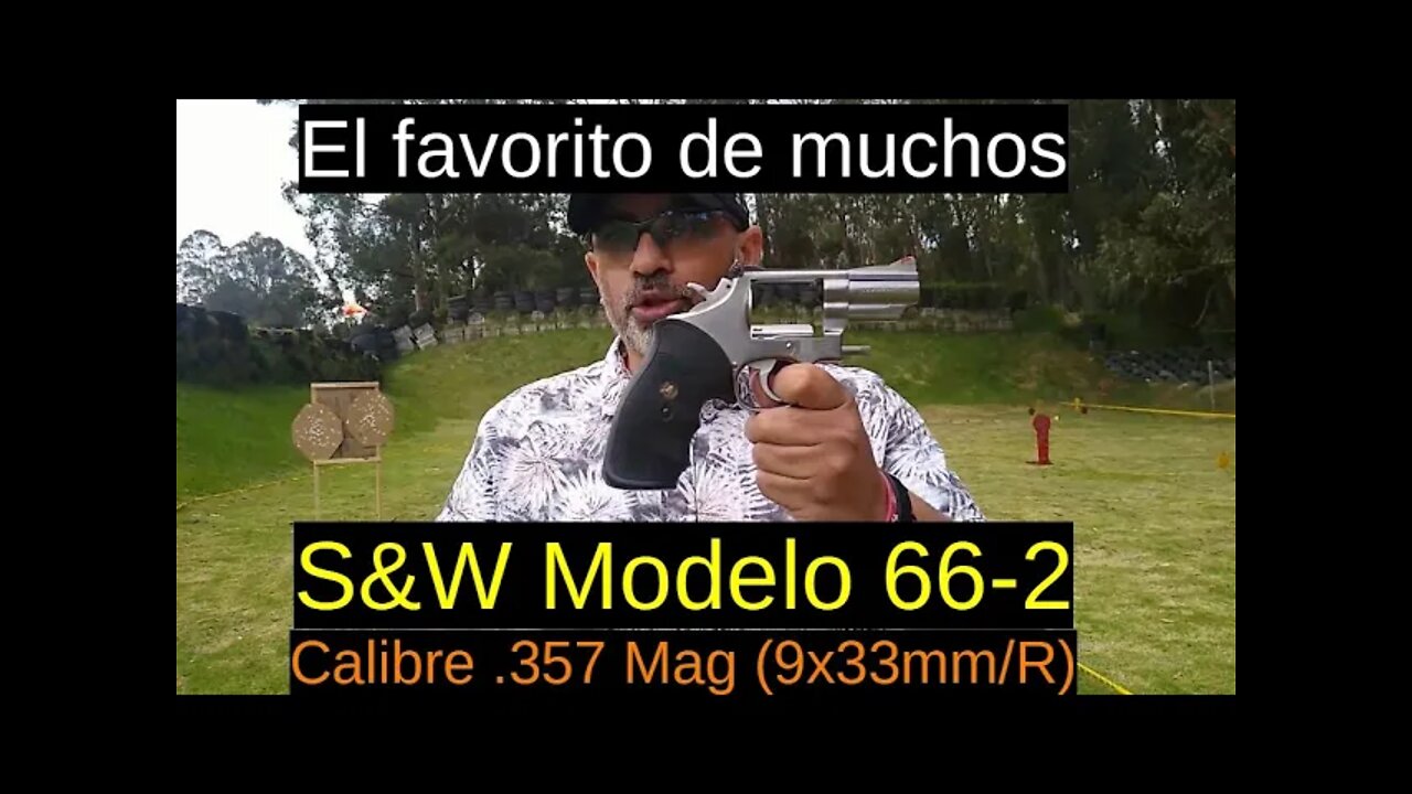 En español: S&W Modelo 66-2 -Calibre .357 Mag (9x33mm/R)