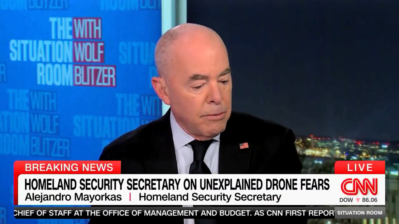 Mayorkas Says DHS Has Seen Nothing Unusual With East Coast Drones