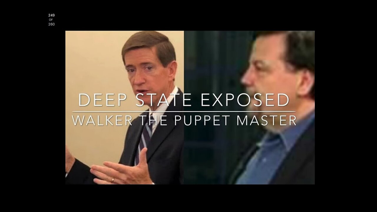 DEEP STATE EXPOSED WALKER THE PUPPET MASTER