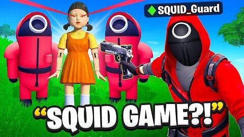 Trolling With SQUID GAME in Fortnite