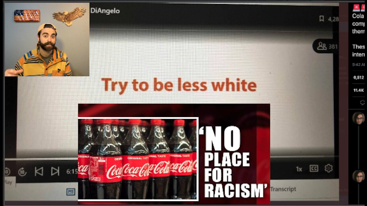 'Woke-a-Cola' Says, "Try To Be LESS WHITE!"